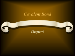 Covalent Bond - Warren County Public Schools