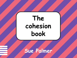 The Cohension Book - Grosvenor Park Primary School