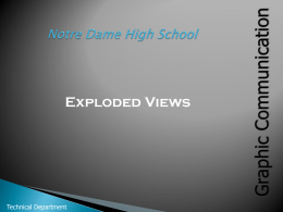 Exploded Views - Notre Dame High School