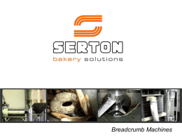 Serton Enginy Complete integrated breadcrumb production line
