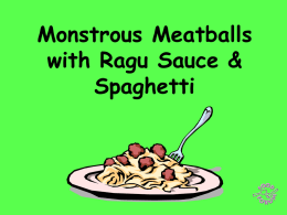 Meatballs with Ragu Sauce - Food Forum