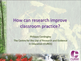How can research improve classroom practice?