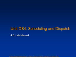 Unit OS4: Lab Manual
