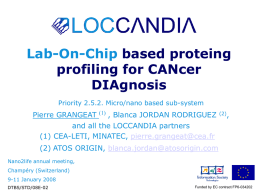 Lab-On-Chip based proteing profiling for CANcer DIAgnosis
