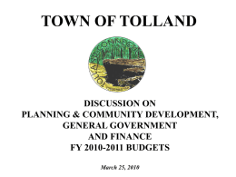 RECREATION - Tolland, Connecticut
