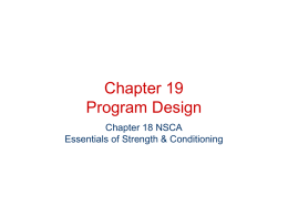 Program Design - College of Education Faculty Pages