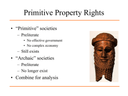 Primitive Property Rights