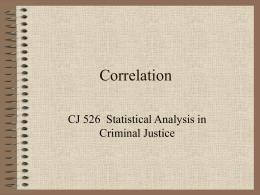 Correlation - Southeast Missouri State University
