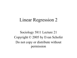 Linear Regression 1 - Home | Social Sciences | UCI Social