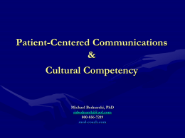 Cultural Competence in Medical Practice