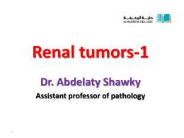 PROGRESS IN RENAL CELL CARCINOMA