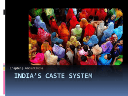 India’s Caste System