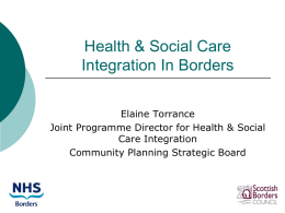 Health & Social Care Integration
