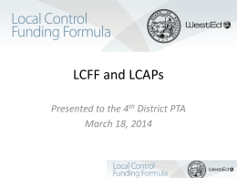 What is the Local Control Funding Formula?