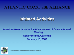 Atlantic Coast SBES Alliance