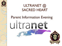 ULTRANET @ SACRED HEART - Sacred Heart Girls' College, …