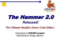 The Hammer 2.0 - VDF
