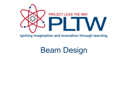 Beam Design - Madison Local Schools