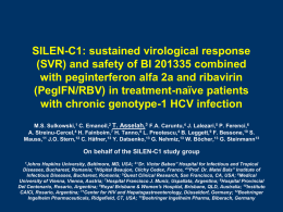 SILEN-C1: Early Antiviral Activity and Safety of BI 201335