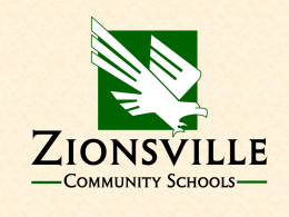 Update on Class Size - Zionsville Community Schools
