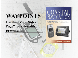 Coastal Navigation using GPS
