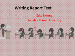 writing report