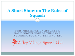RAP - Valley Vikings Squash Club