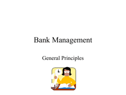 Bank Management - KsuWeb Home Page