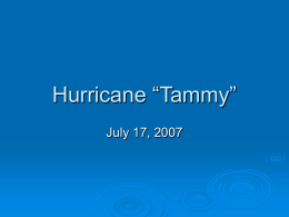 Hurricane “Tammy” - City of Chesapeake, Virginia