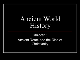 Ancient World History - Ash Grove R-IV