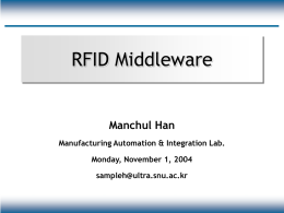 RFID Middleware