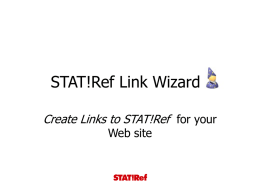 STAT!Ref Link Wizard