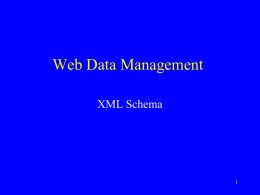 XML Schemas - Laurentian