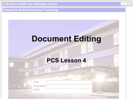 Document Editing - Greater Baltimore Medical Center