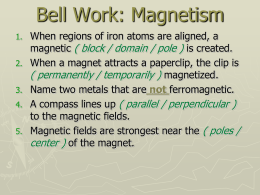 Magnetic Fields - Newman Physics