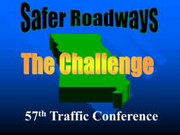 Highway Safety - Missouri Department of Transportation