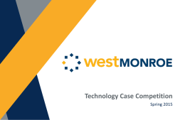WMP Technology Case Competition