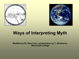 Ways of Interpreting Myth - Ohio Wesleyan University