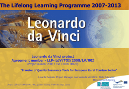 Leonardo da Vinci II