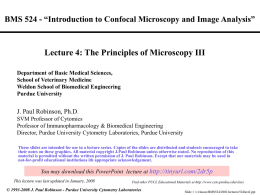 Lect2nu BMS 524 Confocal Microscopy