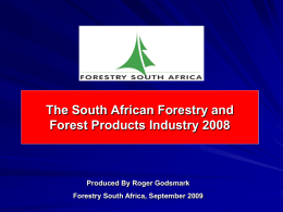 Forestry Facts & Figures - Forestry South Africa