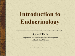Endocrinology - Midlands State University