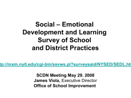 Introduction to Social & Emotional Development and Learning