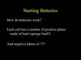 Linn-Benton Community College: Starting Batteries