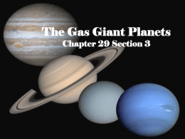The Gas Giant Planets