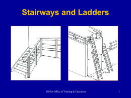 osha stairs and ladders - Welcome to the website for the