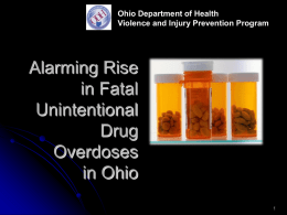 Alarming Rise in Fatal Unintentional Drug Overdoses in Ohio
