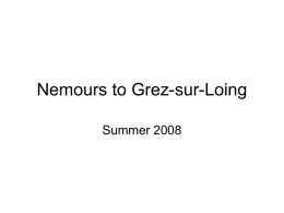 Nemours to Grez-sur