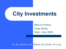 City Investments