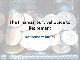 The Financial Survival Guide to Retirement - B-K-Ind